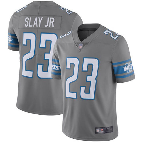 Detroit Lions Limited Steel Men Darius Slay Jersey NFL Football #23 Rush Vapor Untouchable->detroit lions->NFL Jersey